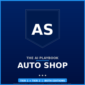 The AI Playbook — Auto Shop Bundle (Tier 1 + Tier 2)
