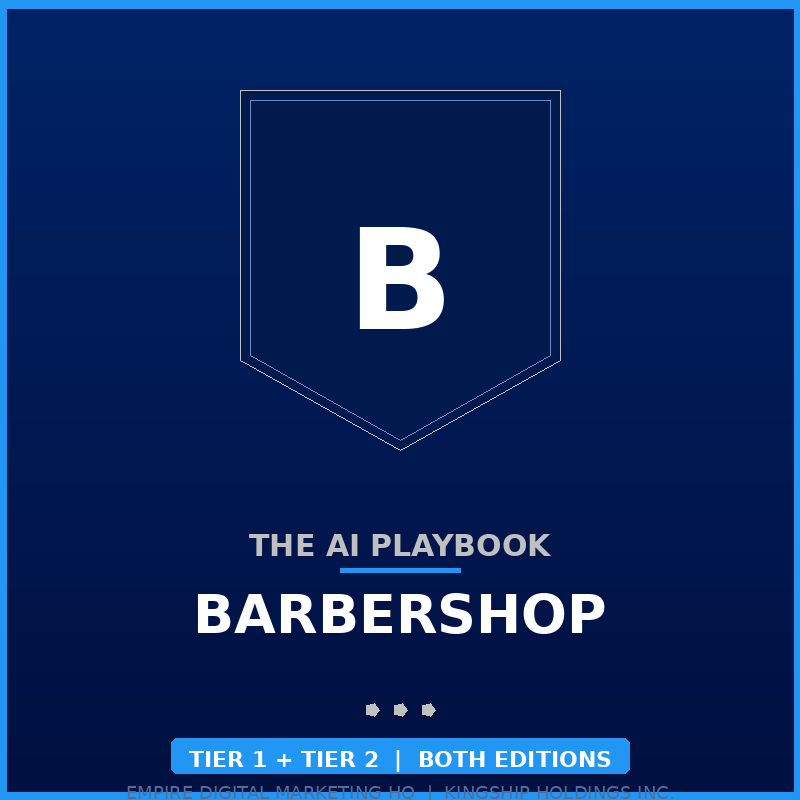 The AI Playbook — Barbershop Bundle (Tier 1 + Tier 2)
