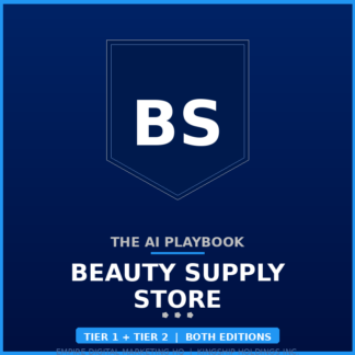 The AI Playbook — Beauty Supply Store Bundle (Tier 1 + Tier 2)