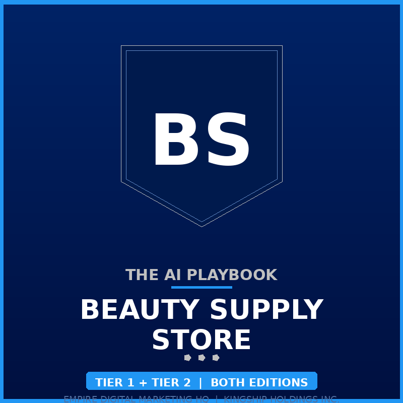 The AI Playbook — Beauty Supply Store Bundle (Tier 1 + Tier 2)