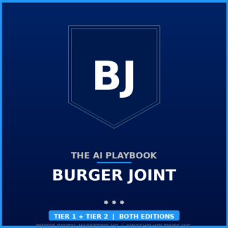 The AI Playbook — Burger Joint Bundle (Tier 1 + Tier 2)
