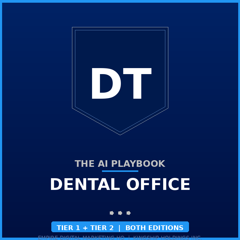 The AI Playbook — Dental Office Bundle (Tier 1 + Tier 2)