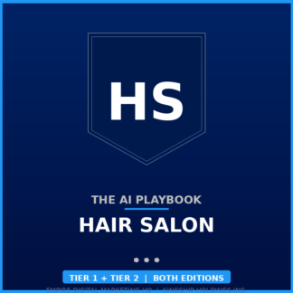 The AI Playbook — Hair Salon Bundle (Tier 1 + Tier 2)