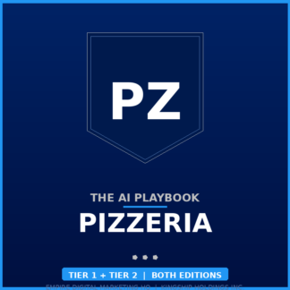 The AI Playbook — Pizzeria Bundle (Tier 1 + Tier 2)