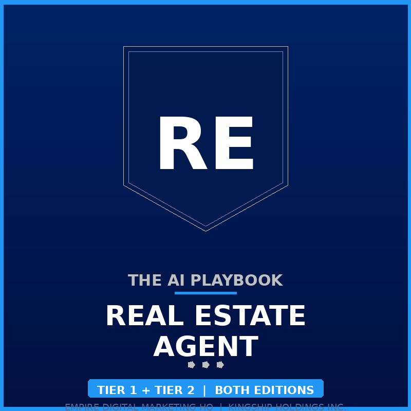 The AI Playbook — Real Estate Agent Bundle (Tier 1 + Tier 2)
